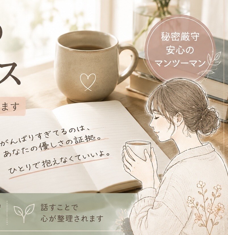教育現場のお話を聞きます やることに追われ……責任に追われ……一息つけていますか？ イメージ1