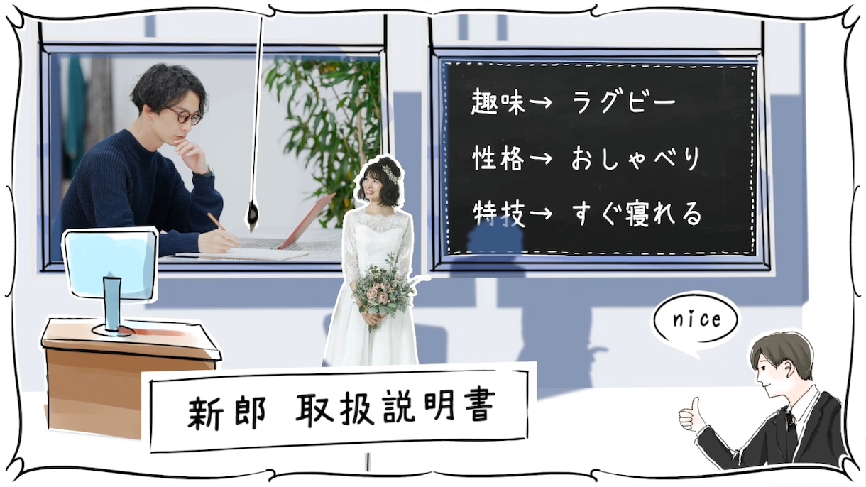 お洒落なアニメ風オープニングムービーをお作りします オシャレな水彩画を多用しアニメのような仕上がりに♪ イメージ4