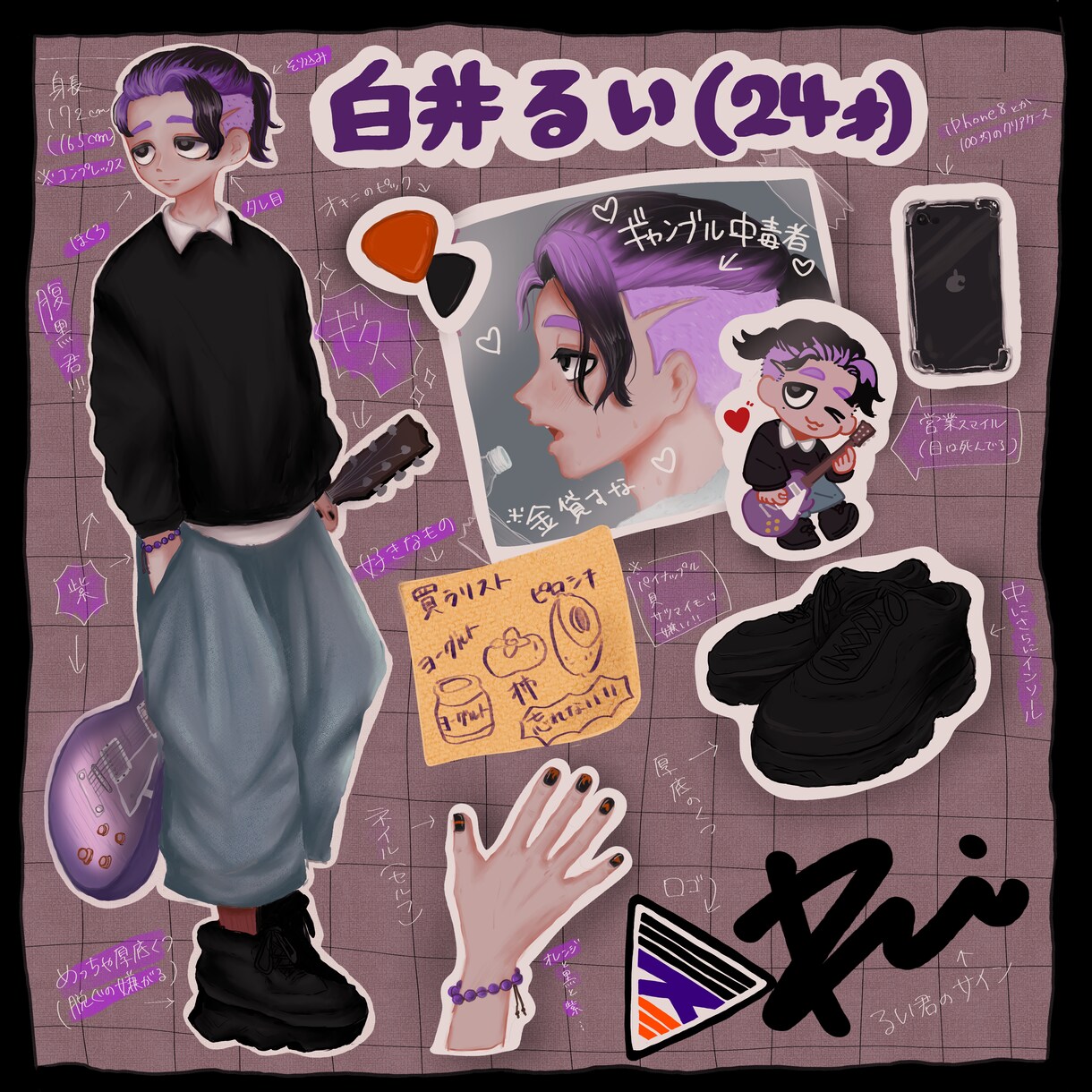 リクエストいただいた似顔絵、イラストを作成します ダークな雰囲気がお好きな方ぜひ イメージ7