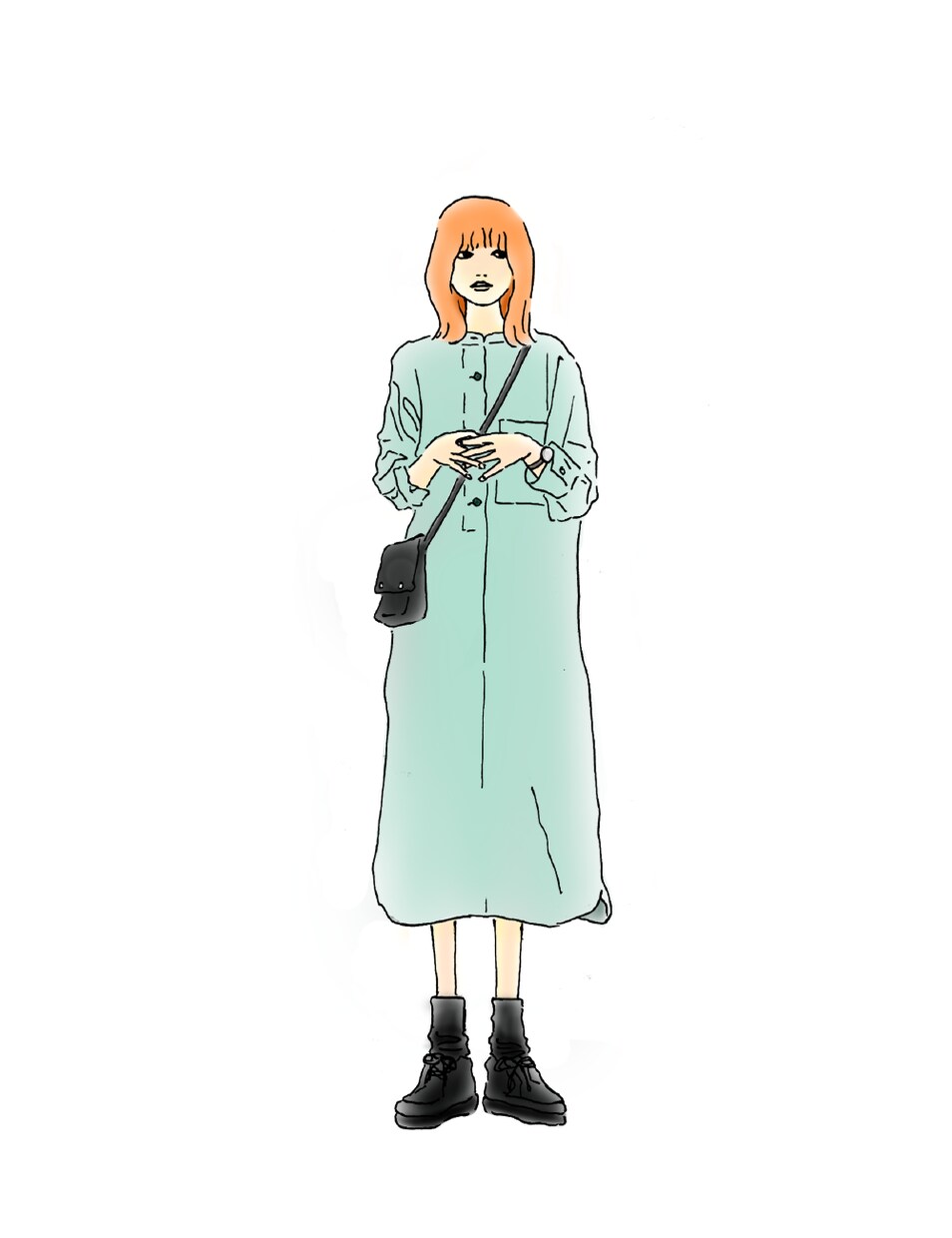 カラーのファッションイラストを描きます 【細部までの描き込み/丁寧な仕上がり】 イメージ7