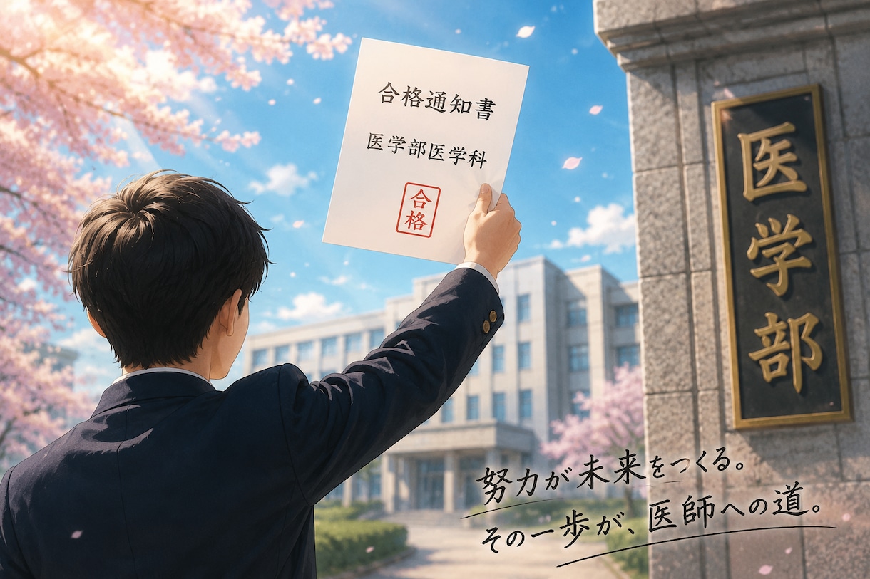 難関大医学部合格までの伴走経験をお伝えします 医師家庭ではない我が家の医学部合格体験を共有します イメージ1