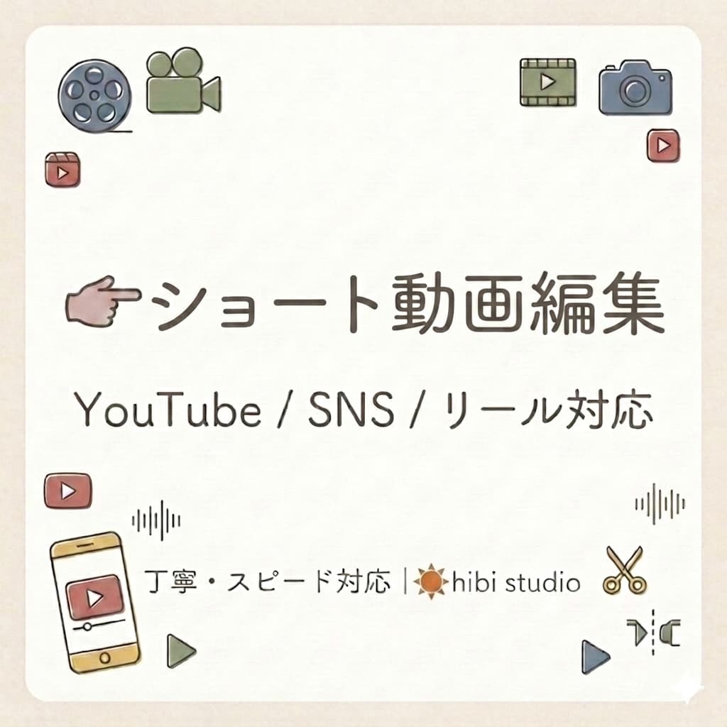 SNS用ショート動画編集します TikTok・リール・YouTube対応！ イメージ1