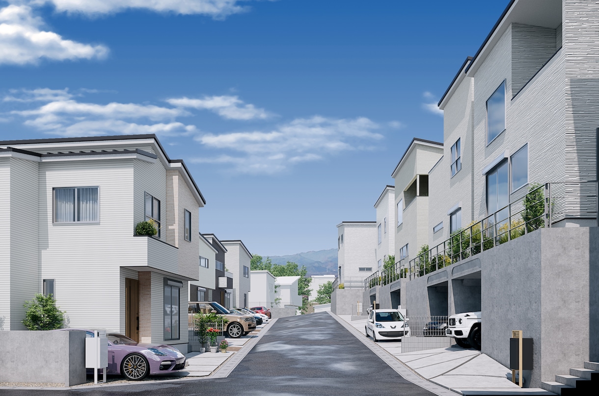 住宅・店舗の外観3Dパースをリアルに表現します 図面があれば短納期で対応可能です。動画制作もご相談可。 イメージ6