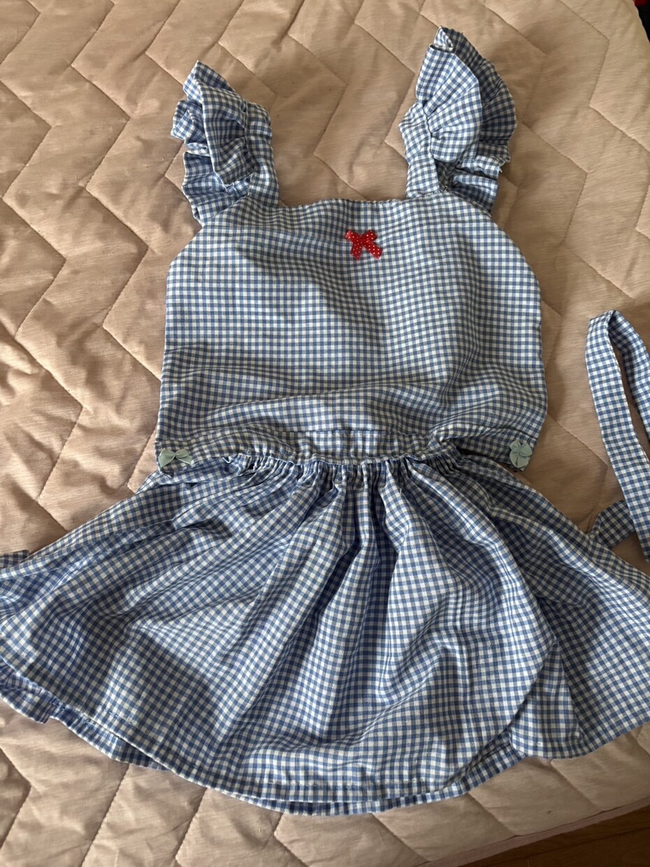 子供向け！可愛いエプロンやスカートお作り致します 子供向けの可愛いエプロンをお作り致します！色の指定OK イメージ2