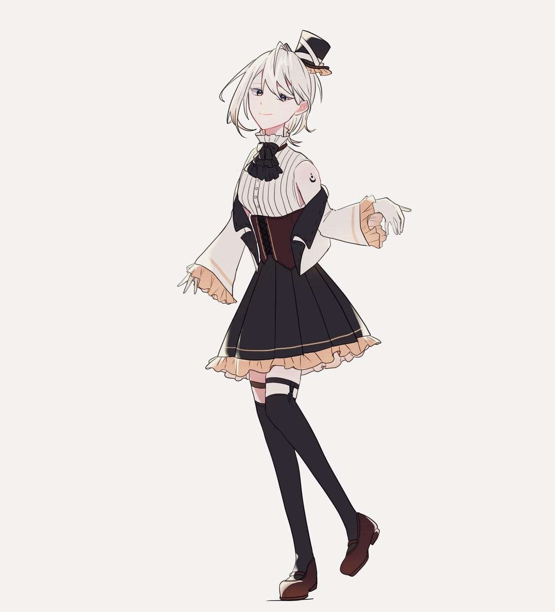 キャラクターの魅力が溢れる立ち絵を描きます キャラクターの全身立ち絵(ポーズあり)を描きます。 イメージ4