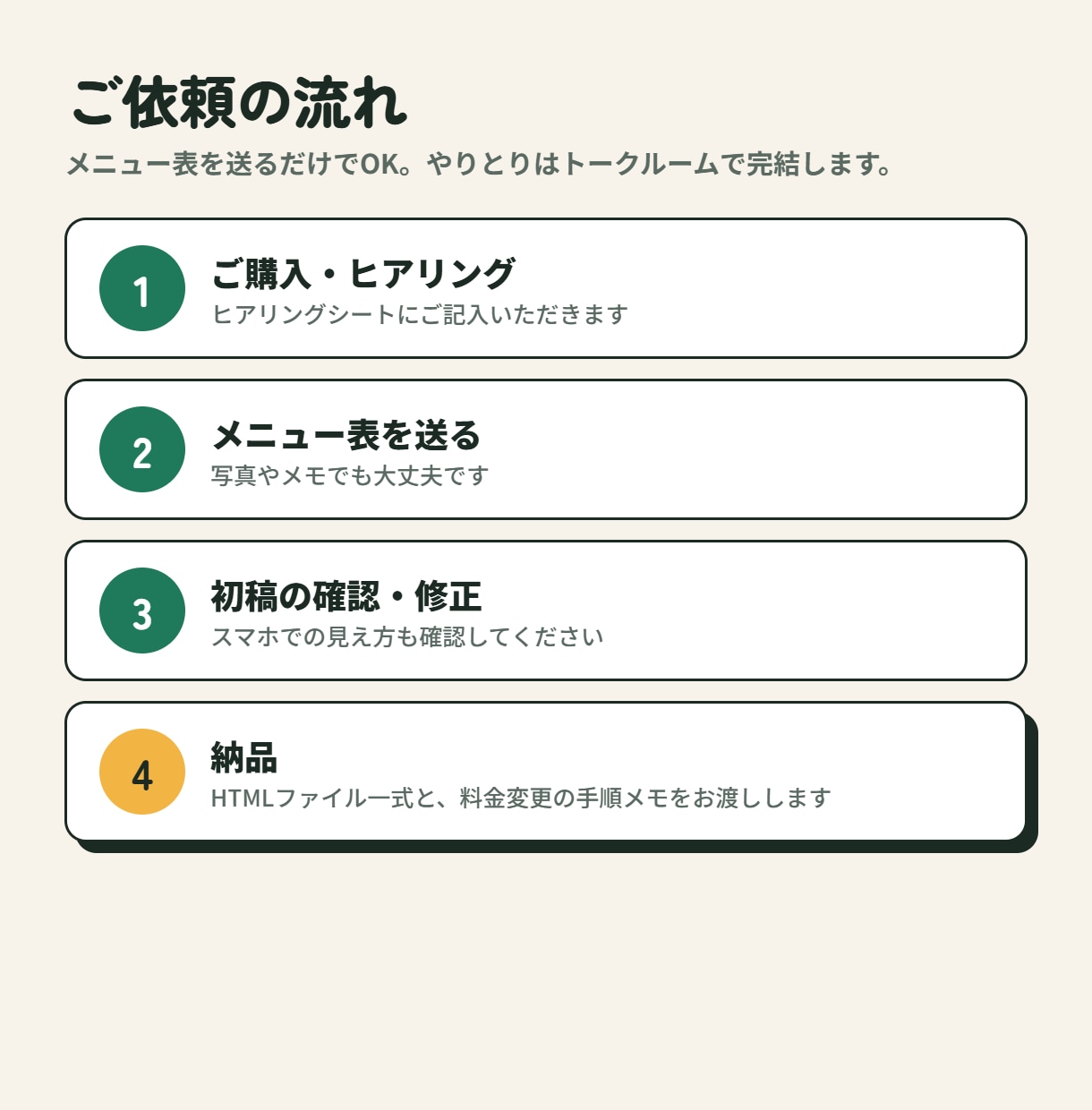 料金がその場でわかる計算機付きLPを作ります 問い合わせ対応を減らし、予約につなげる料金ページ イメージ6