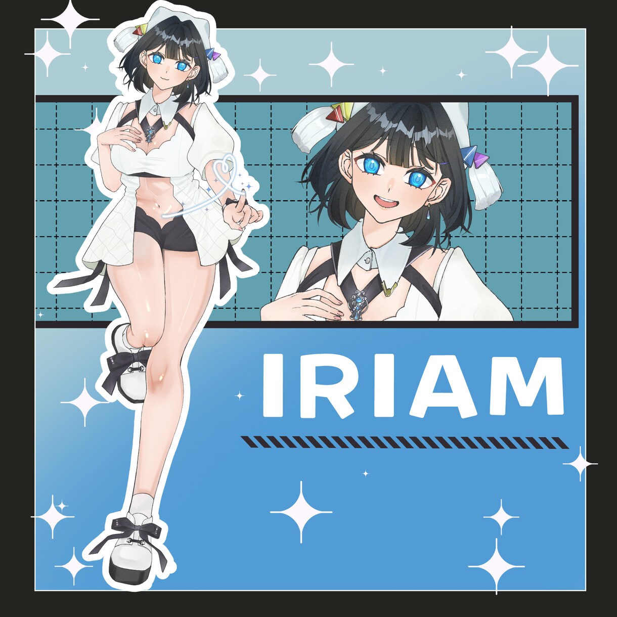 IRIAM立ち絵のデザインを承ります あなたの理想のイラストをデザインし形にいたします イメージ3
