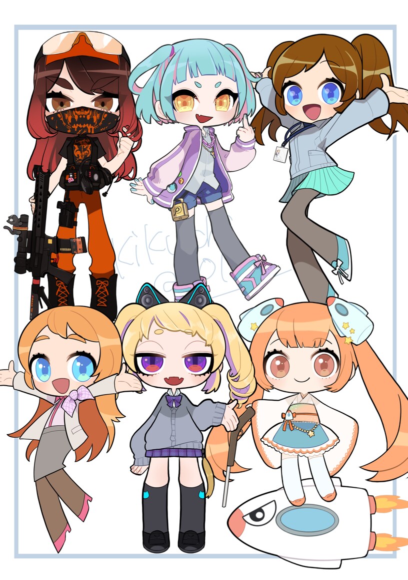 ポップなSDキャラ(ミニキャラ)、デザインします 自分のイメージしたキャラクターをオーダーメイドで作成！ イメージ6