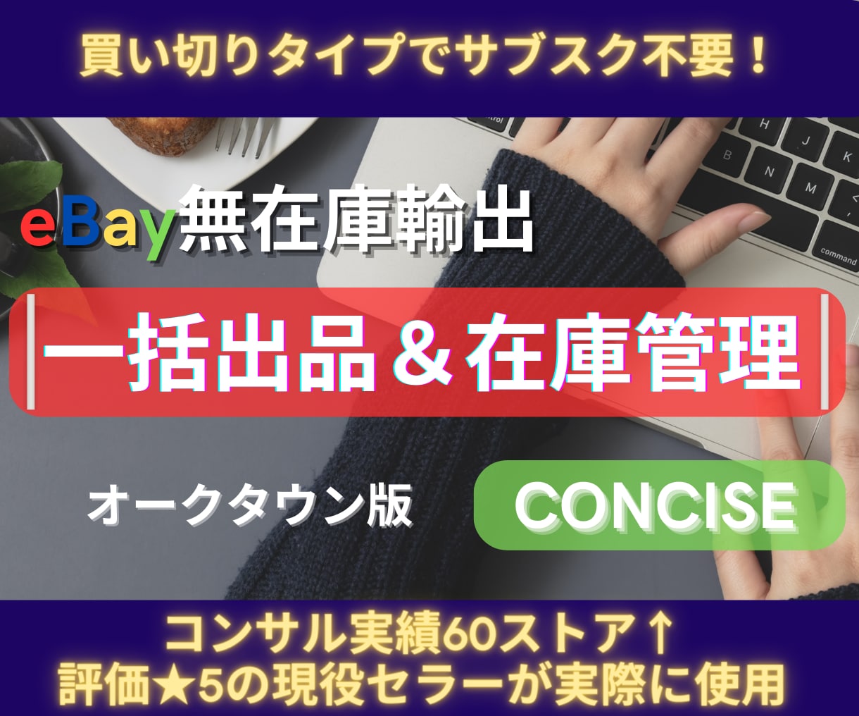 eBay無在庫管理・一括出品ツール作成します 外注化への応用力抜群の形式で作業の簡単効率化！ イメージ1