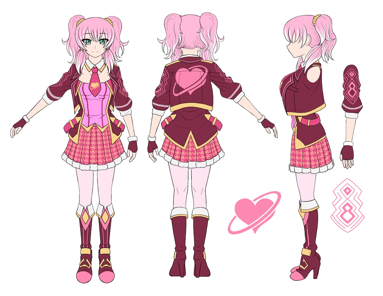 キャラクターデザイン、立ち絵を制作します キャラクターのデザインや立ち絵をご所望の方ご依頼ください。 イメージ7