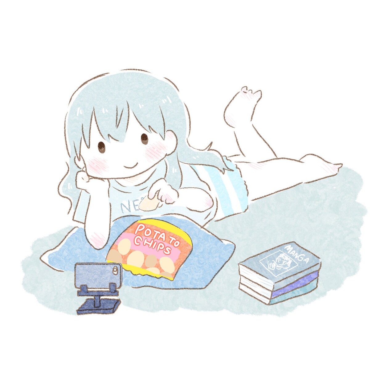 シンプルでかわいいアイコンを作成します SNSやブログ用にゆるふわアイコンを描きます！ イメージ5