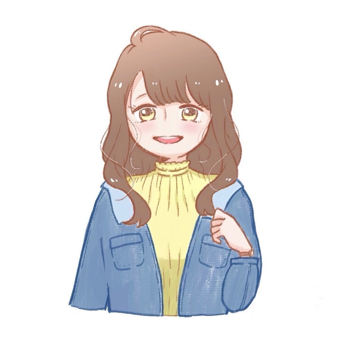ほっこり雰囲気のアイコン・似顔絵描きます 可愛い似顔絵・SNS用アイコンが欲しいなら！！ イメージ1