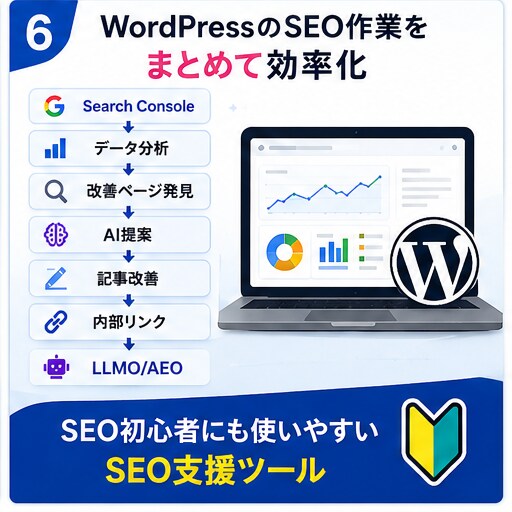 Search Console・LLMO対策します 「SEOのどこを改善すればいい？」をAIがサポートします イメージ6