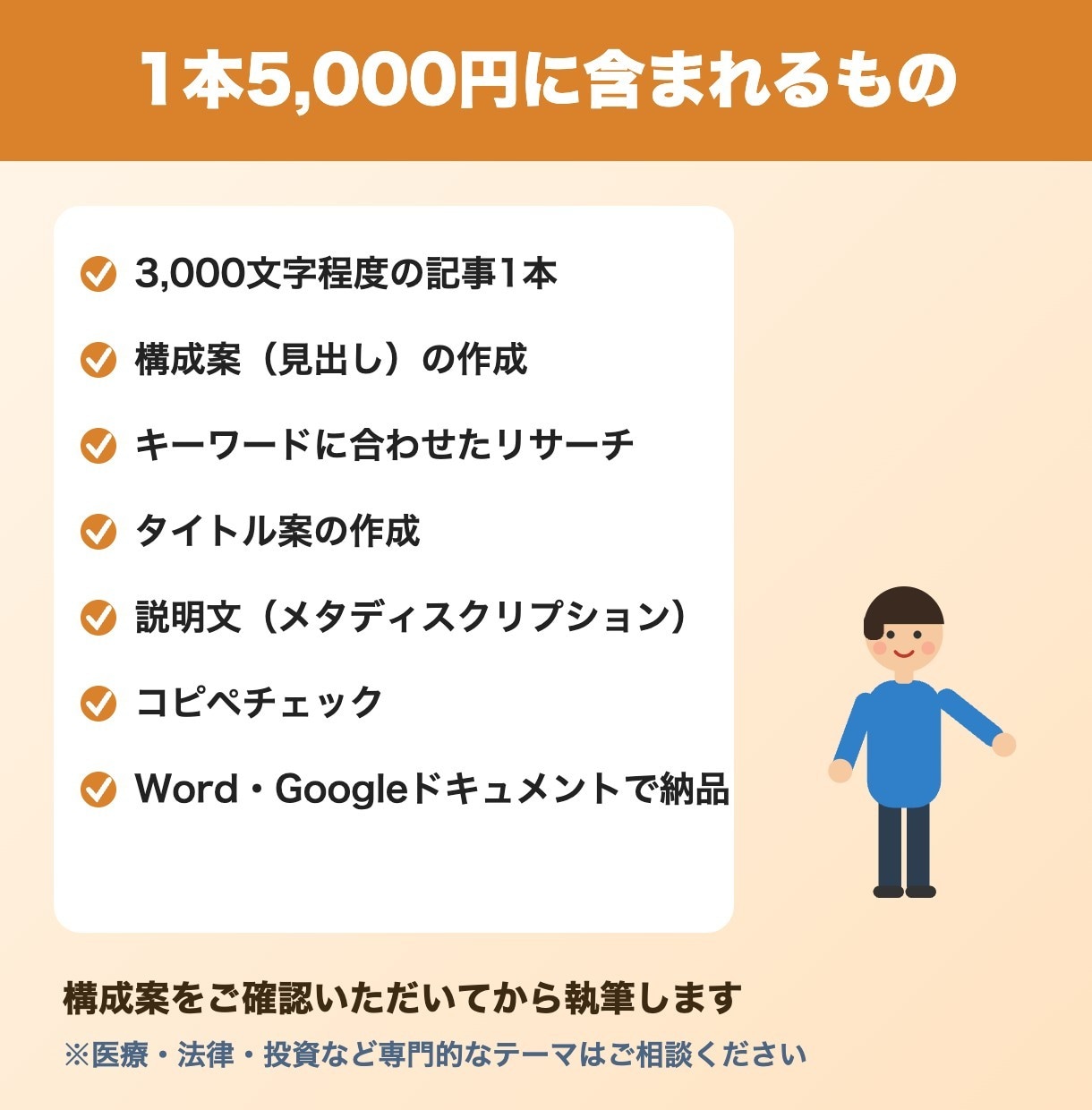 読まれるブログ・SEO記事を作成します 【12/31まで】3,000文字の記事1本4,000円 イメージ2