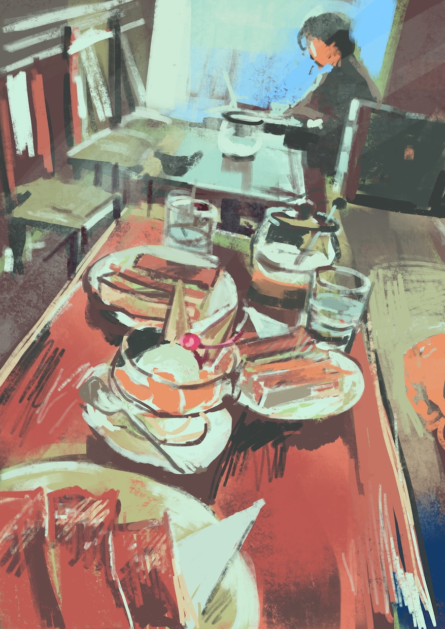 あなたのお気に入りの風景をデジタルで描きます 何気ない風景をかけがえないものに。挿絵、動画背景、贈り物に。 イメージ4