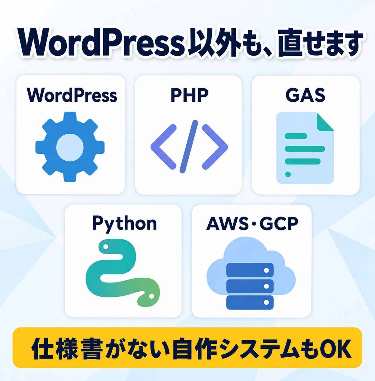 前任者と連絡取れないシステム改修します 解析と改修の工程を分けて進める、安心設計の改修代行をします イメージ7