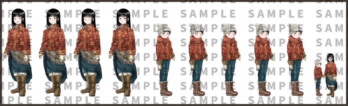 キャラクターデザイン、立ち絵描きます ゲーム用キャラクターデザイン、立ち絵 イメージ4