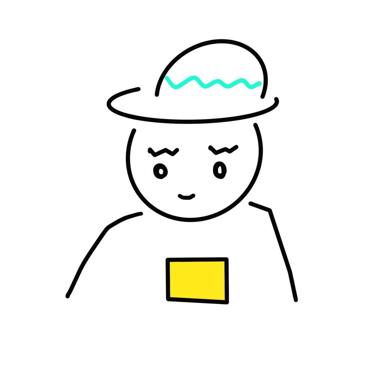 あなたにあった独特なアイコンを描きます 独特なタッチのシンプルな似顔絵 イメージ2