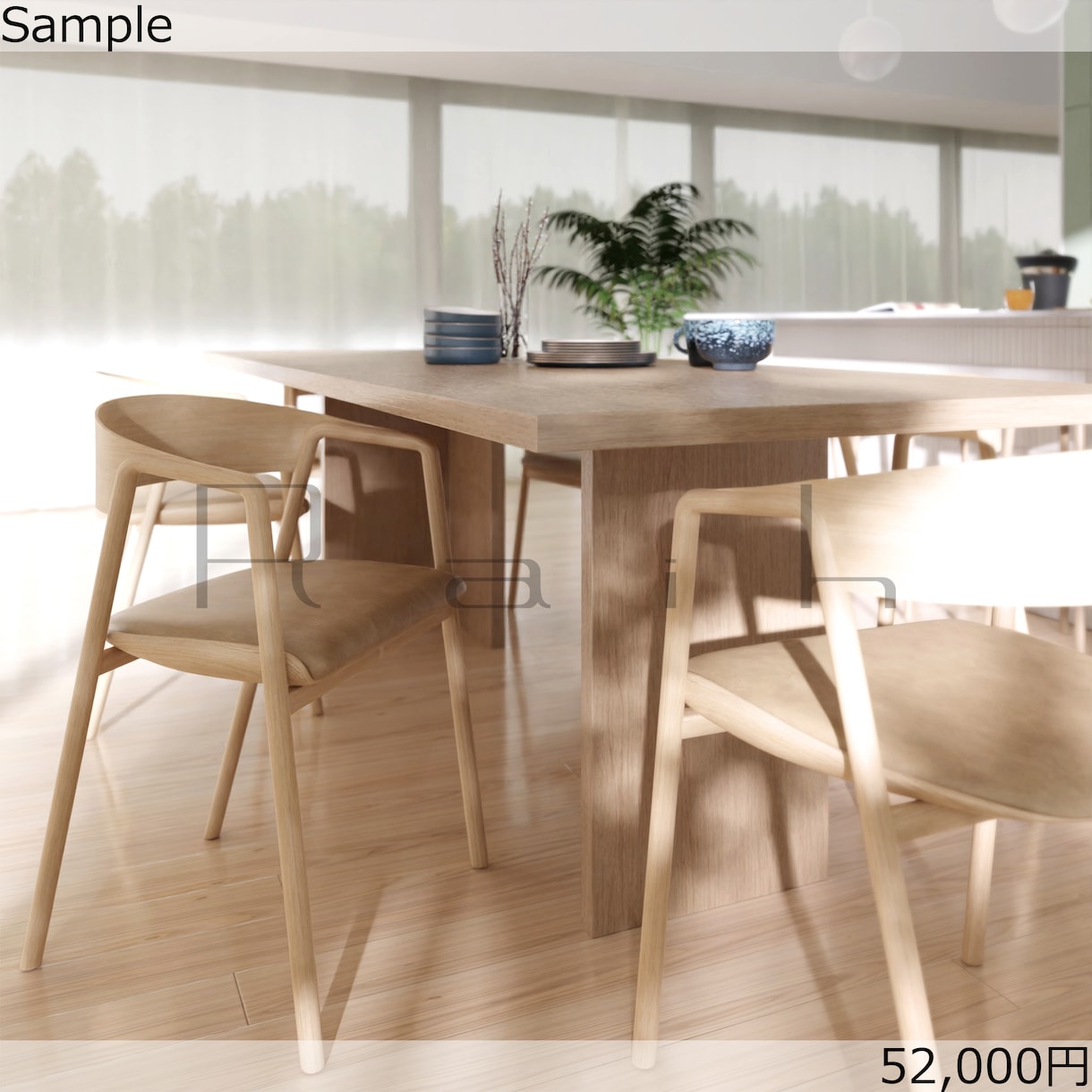 住宅、ホテル等インテリアCGパース作成します ■雰囲気が伝わるハイレベルなCGパースを短納期で■ イメージ3