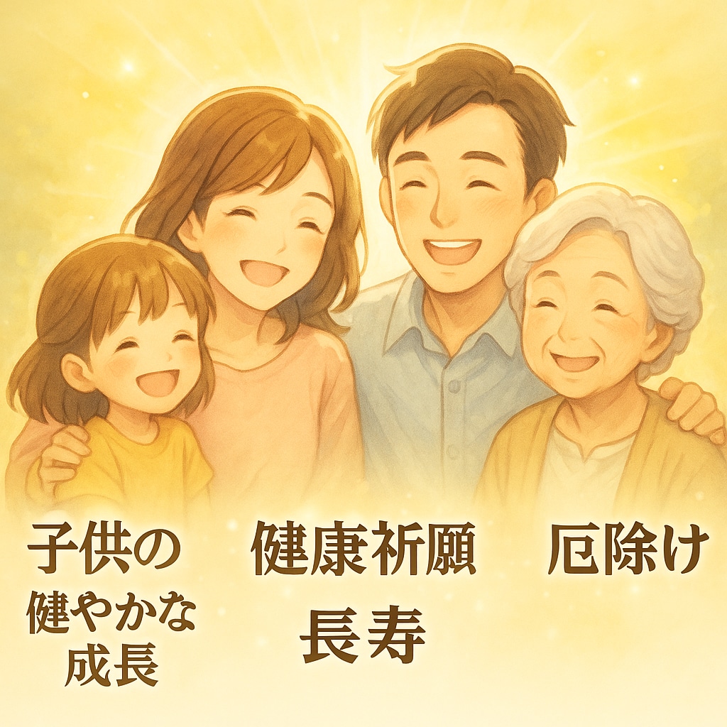 健康運UPで不安解消！大国主神に健康をご祈願します 長寿・厄除け・合格・必勝・安産・子宝の祈願あり。ご家族にも！ イメージ9