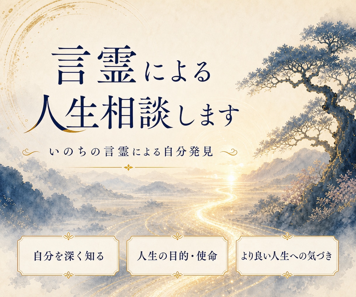 言霊による人生相談します いのちの言霊による自分発見の喜び イメージ1