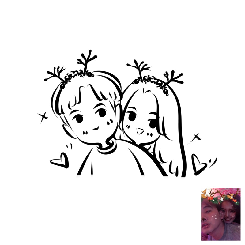 簡単に可愛い似顔絵描きます お写真を元に似顔絵イラストをお描きします！ イメージ3