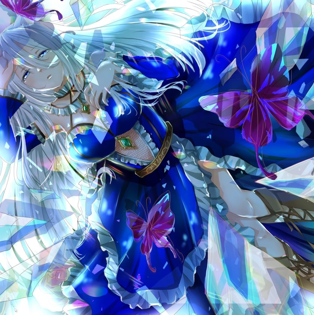 美少女の【繊細】で【美しい】な絵を低価格で描きます 美少女の繊細で綺麗なイラストをできるだけ低価格で提供します イメージ2