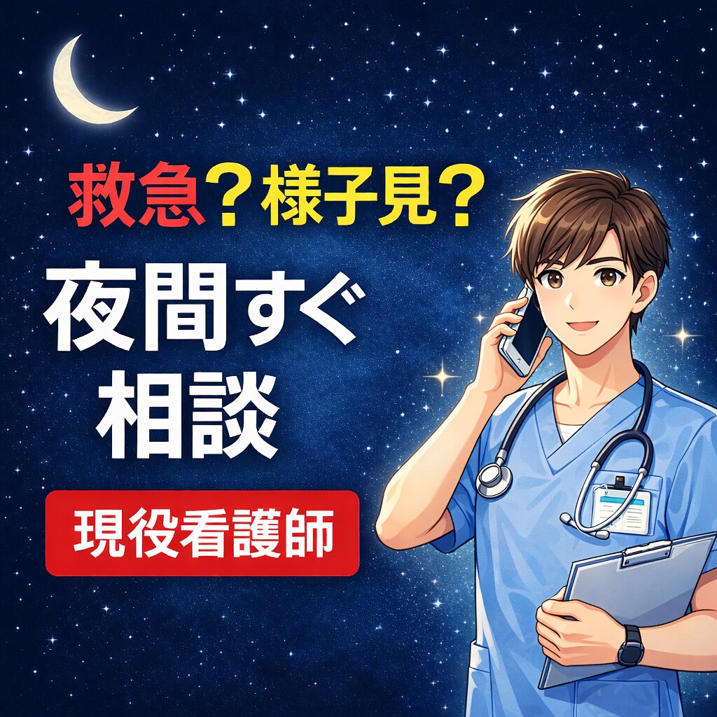 これ救急?子供の発熱.家族の体調不良一緒に考えます ナーシングホーム現役施設長看護師が一緒に情報を整理します！ イメージ1