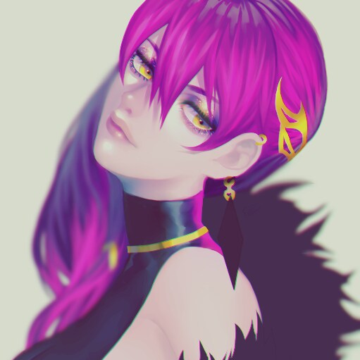 SNS等のイラストアイコン描きます 少し大人っぽいアイコンはいかがですか？ イメージ1