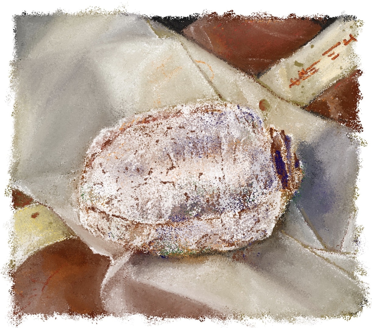 食べ物の絵をクレヨン画風でリアルに描きます 即日可！広告・宣伝・メニュー表やアイコン・ヘッダーに。 イメージ5