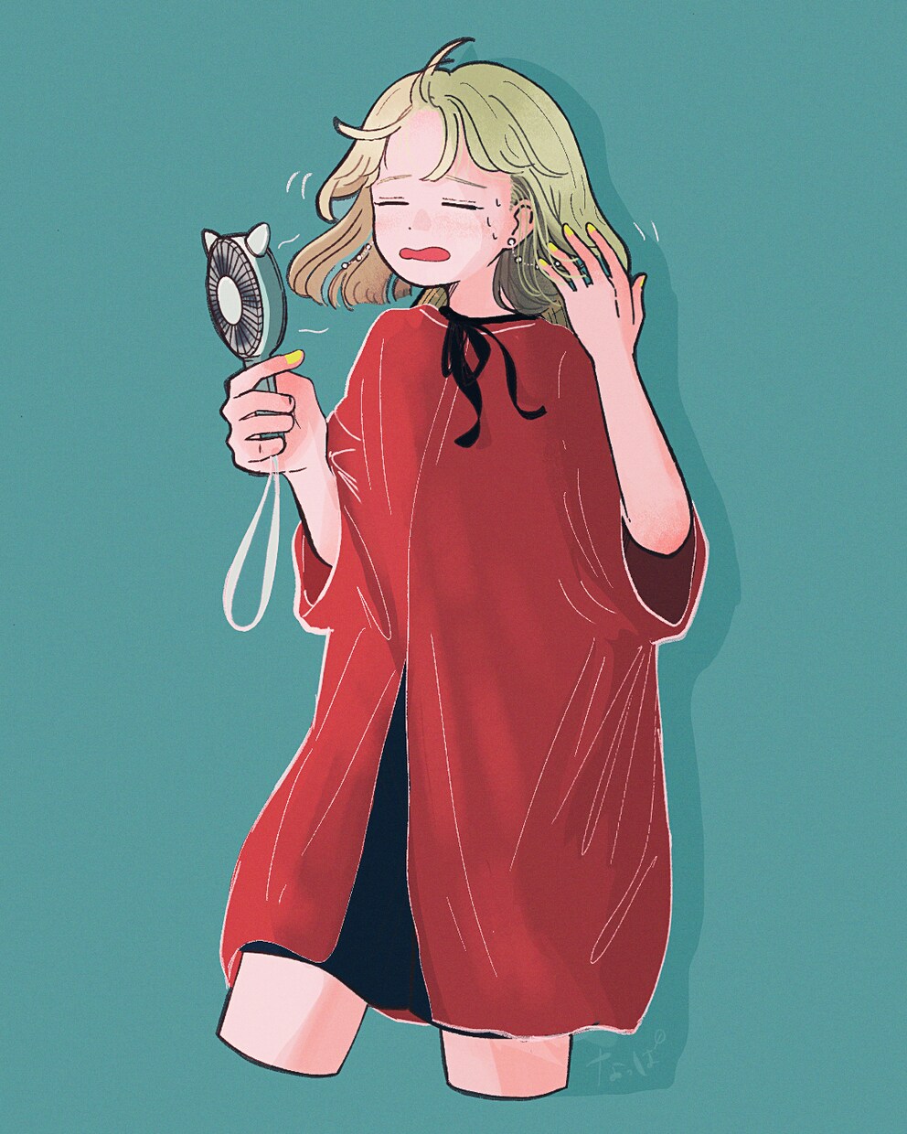 拘りを詰め込んだのファッションをイラストにします カジュアルでも綺麗めでも、衣装など何でも◎ イメージ7