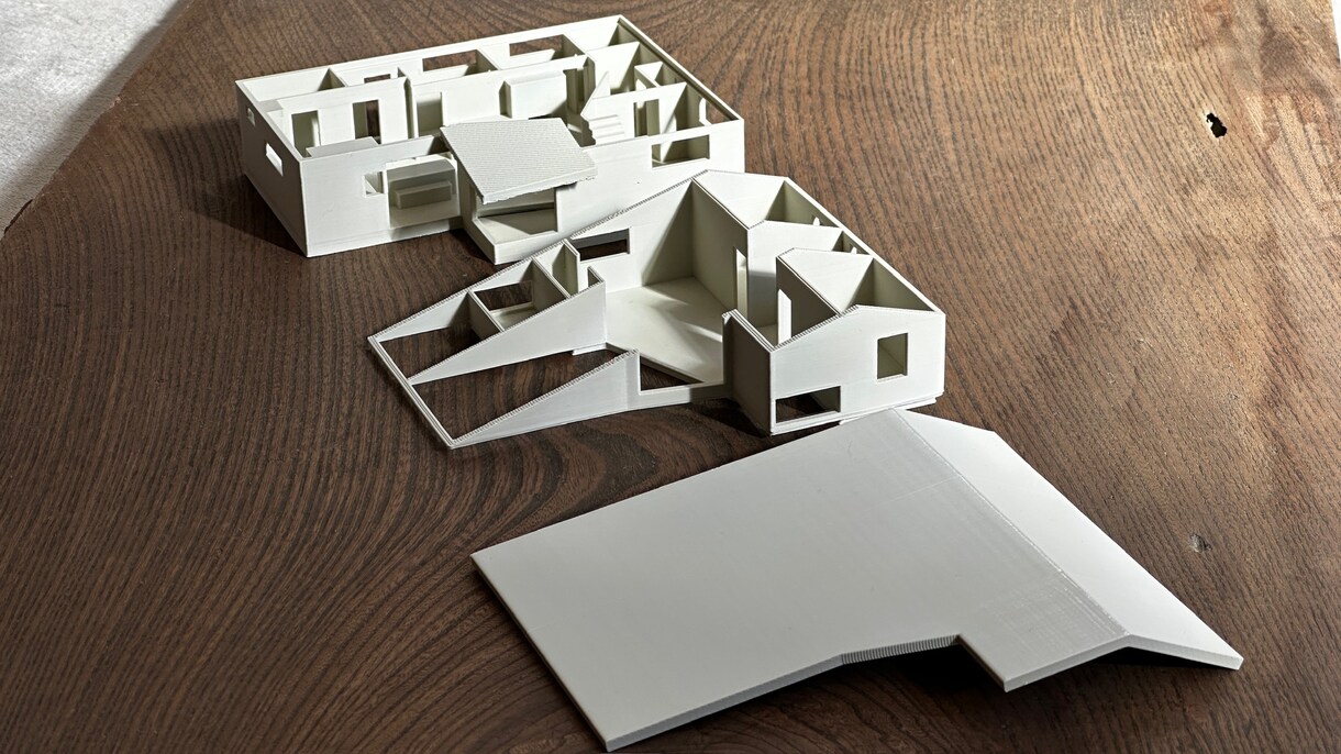 間取りを立体で確認｜3Dプリント住宅模型を作ります 間取り図だけでは気づけない「空間」を、建てる前に確認できます イメージ3