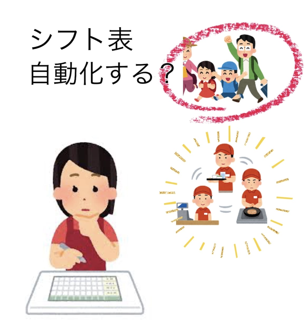 シフト表自動化ツール作成します 希望休、夜勤勤務にも対応可能です！ イメージ1