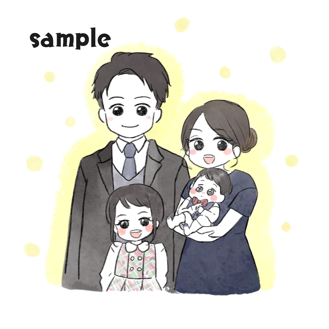 商用可！漫画風の少し似てる似顔絵描きます エッセイ漫画系のタッチの似顔絵です。 イメージ5