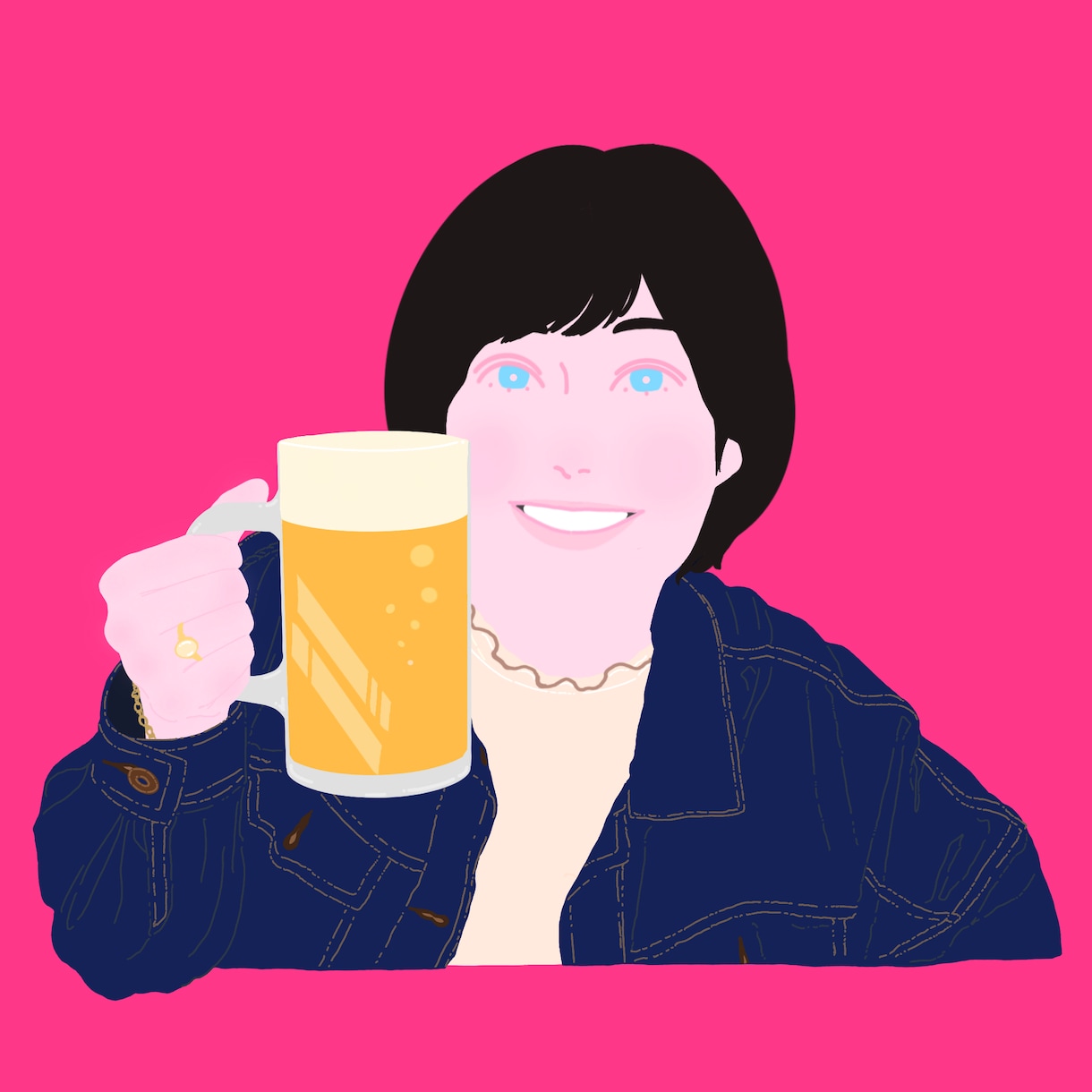 ポップでかわいい似顔絵お描きします アイコン、商用なんでもご自由にお使いください。 イメージ2
