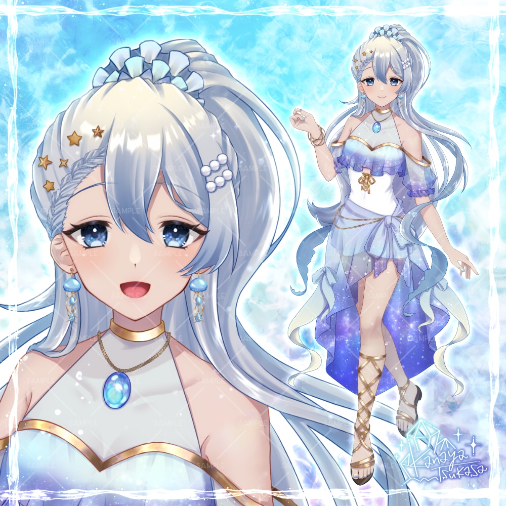 IRIAM・VTuber用立ち絵描きます 宝石のように輝く、あなただけのキャラクターをお届け✨ イメージ9