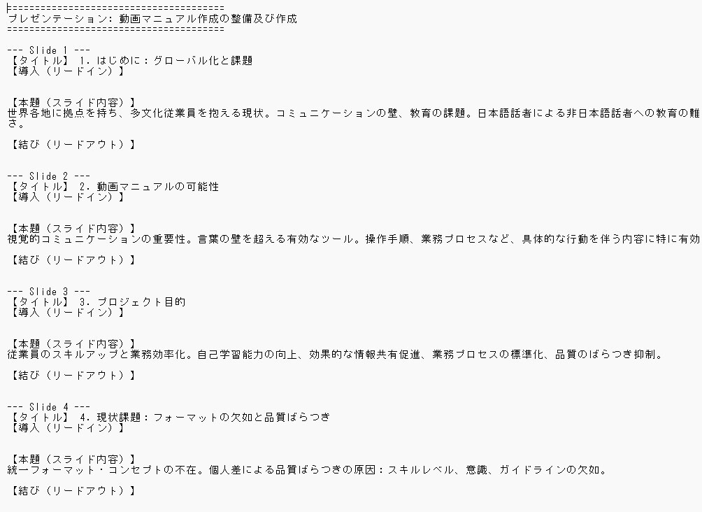 プレゼンが通らない人へ 資料自動で作成します 上司にダメ出しされない構成を自動生成 イメージ8
