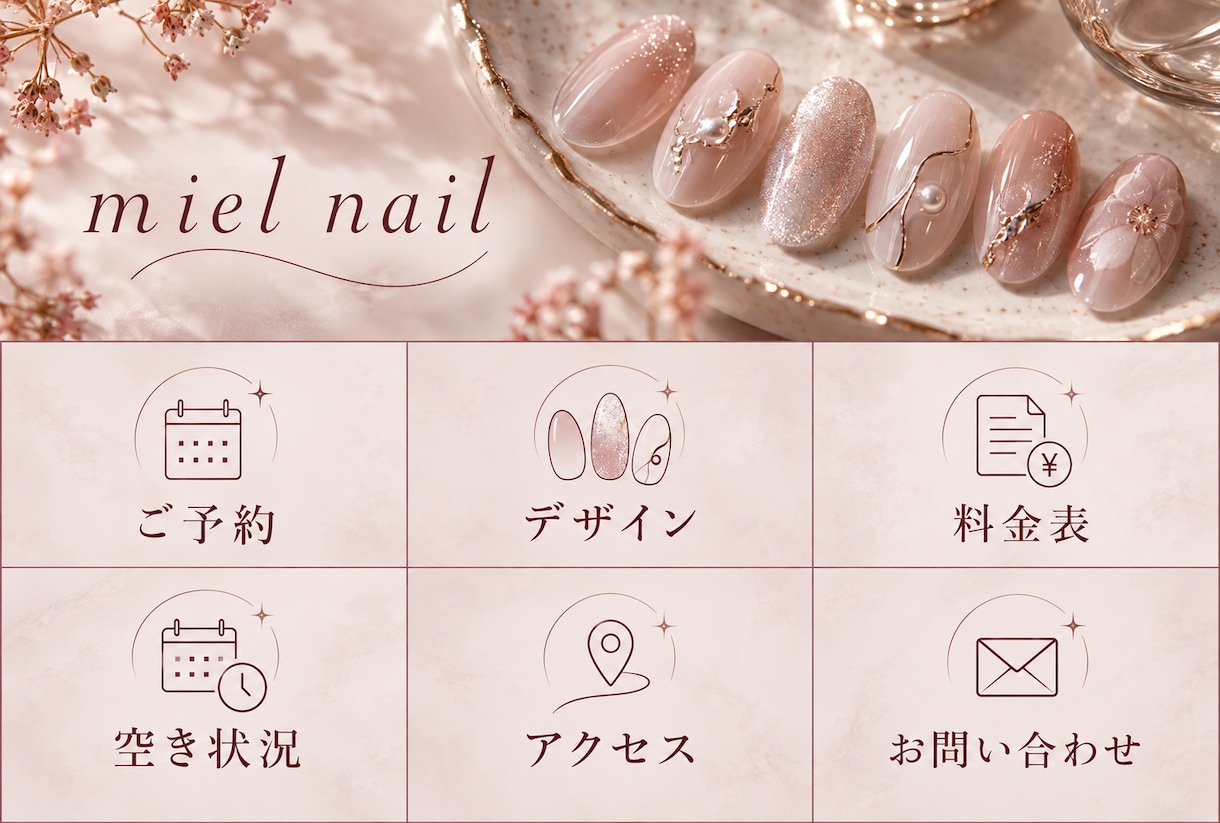お店に合うLINEリッチメニュー画像を作ります ロゴや色に合わせて統一感を。画像１枚・修正２回 イメージ4