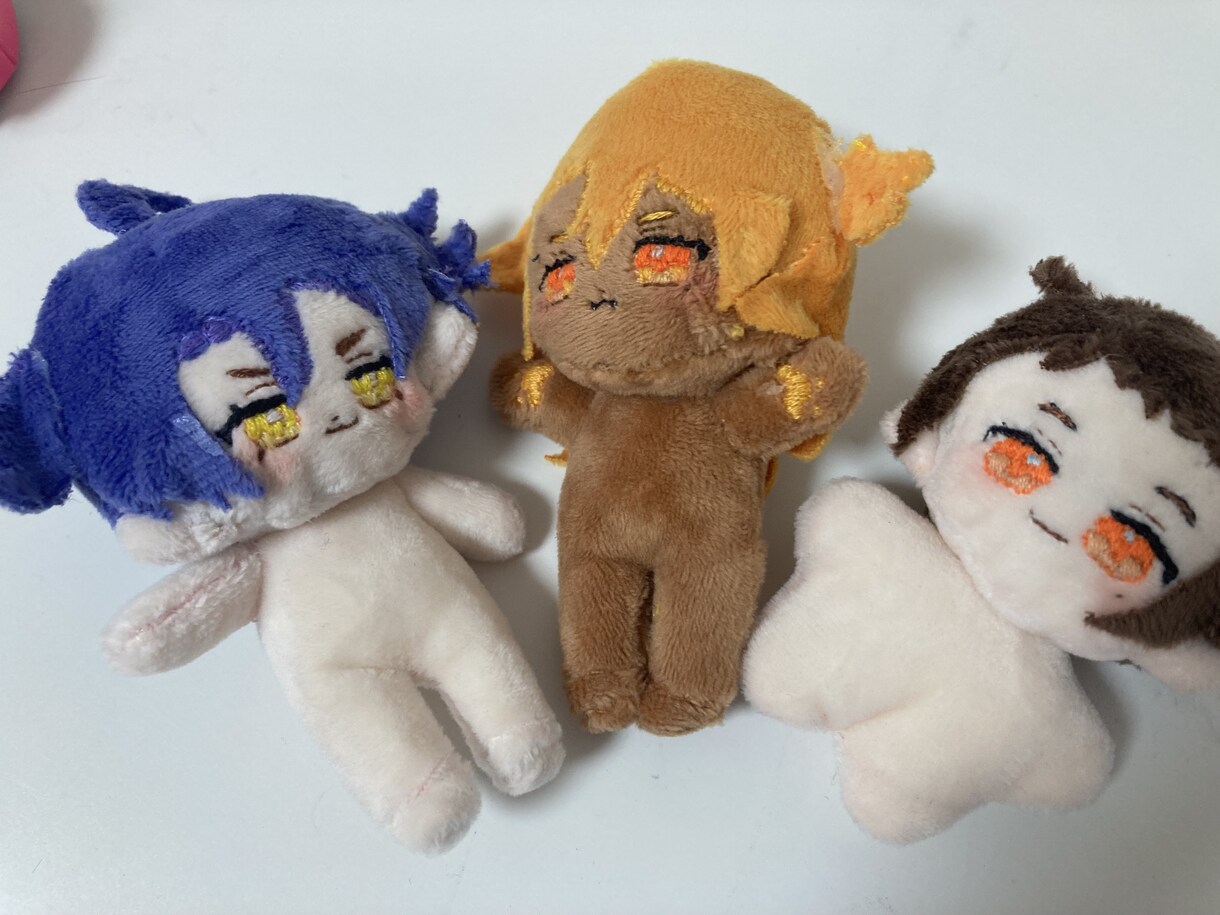 オリキャラのぬい風刺繍キーホルダー作成します 推しぬい、自分のキャラのグッズが欲しい人へ イメージ4