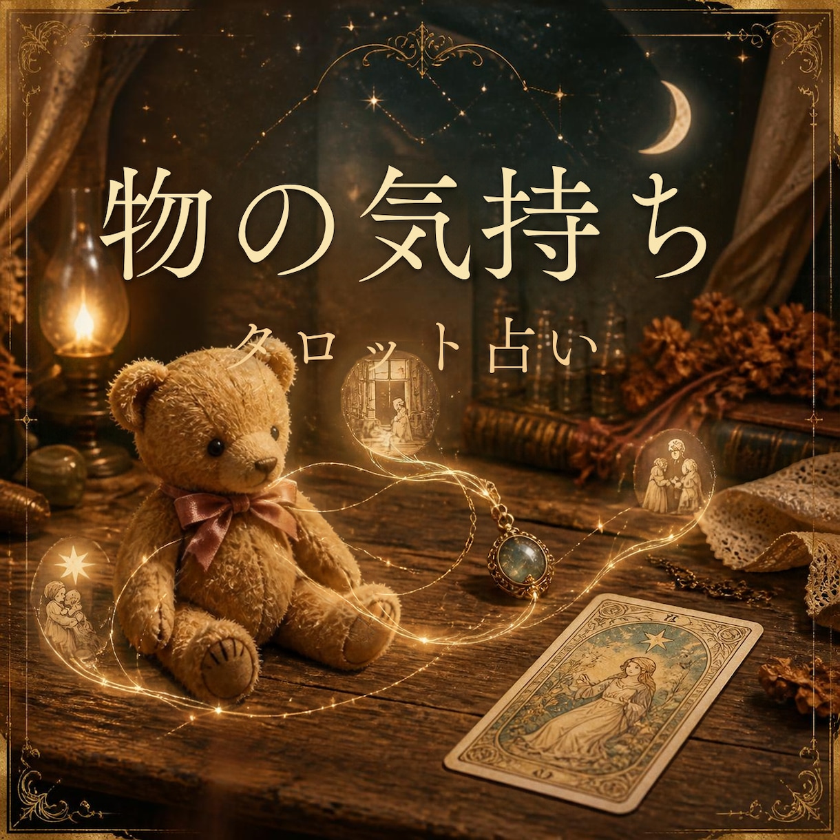 あなたの大切な物の気持ちをタロットで占います ドール/ぬいぐるみ/パワーストーン…宝物の気持ちを占います！ イメージ1