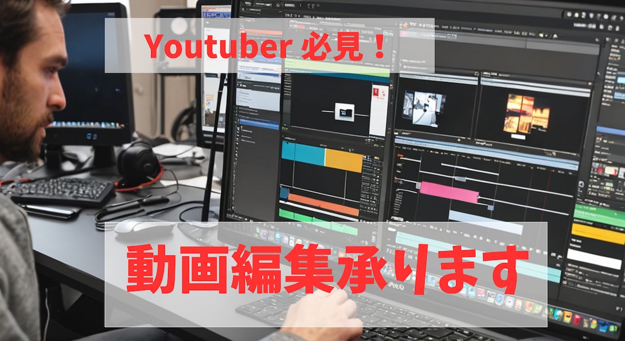 YouTuber向けの動画編集をします 万バズを共に！お気軽にご相談ください イメージ1