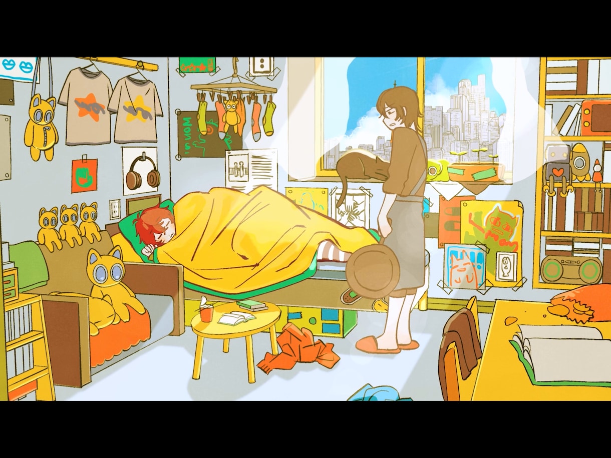配信向けのループアニメーションを制作します 雰囲気のあるループアニメーション イメージ1