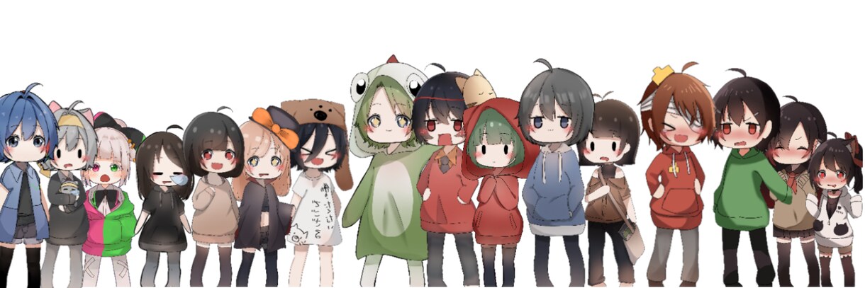 可愛い★Vtuberやゆっくりの立ち絵描きます 可愛い/カッコいい!自分だけのオリジナルキャラクター!! イメージ8