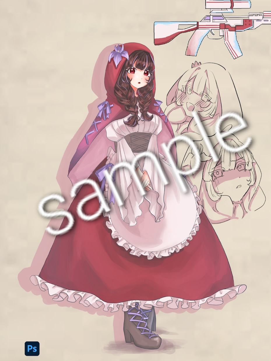 立ち絵描きます 立ち絵など、その他色々描きます。 イメージ5