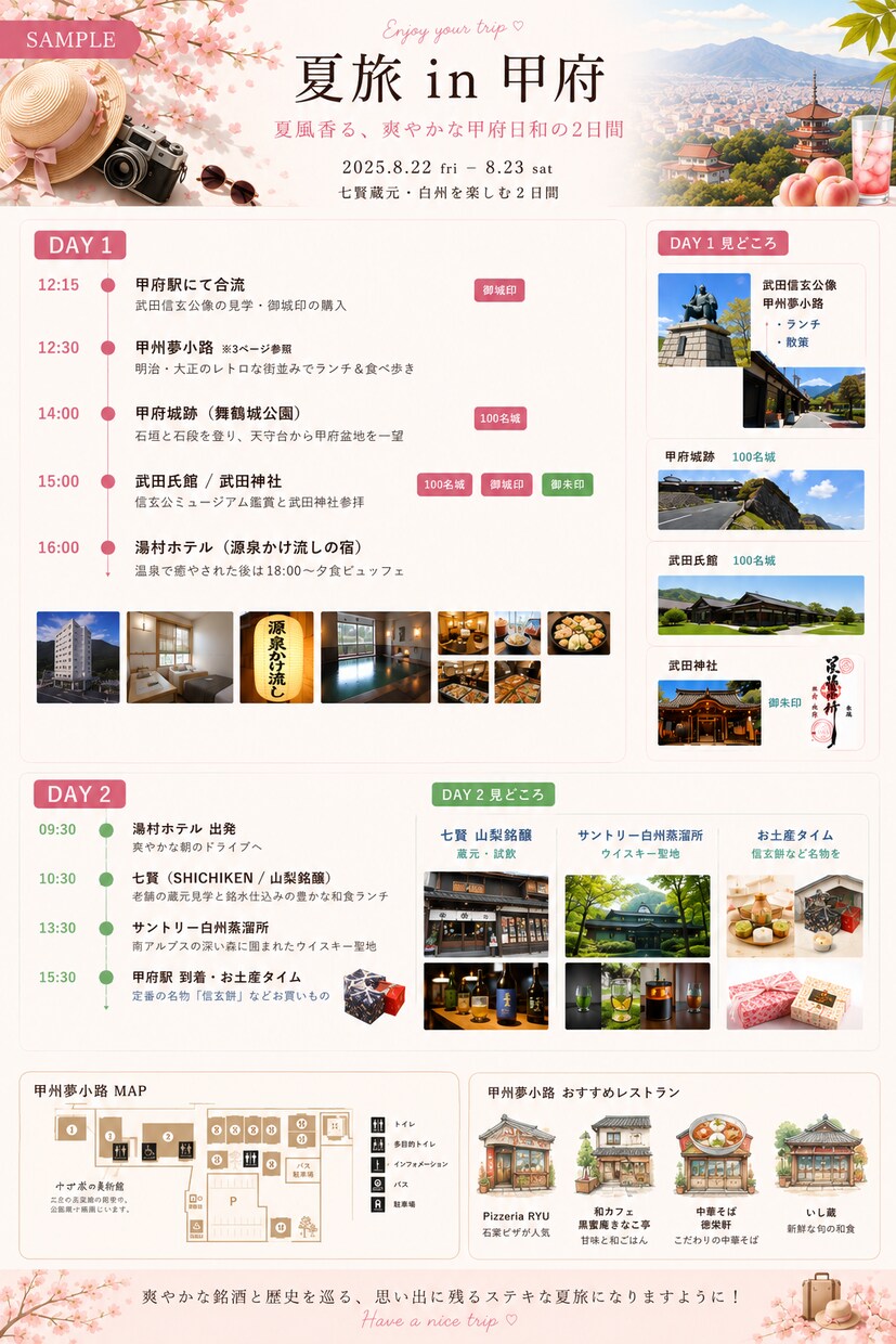 あなたに合う旅行プランを作ります ホテル・グルメまで丸ごとお任せ♡ イメージ3