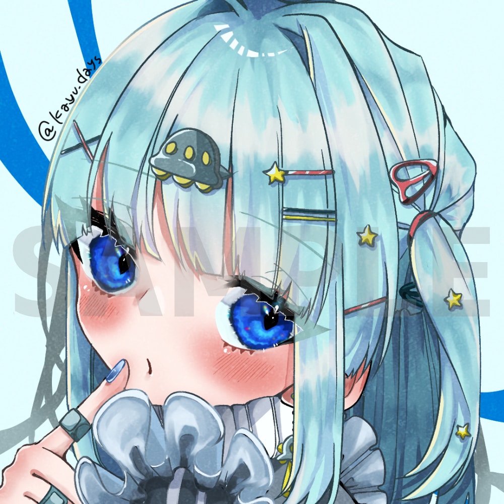 SNSに使える！キラキラ美少女イラスト描きます クオリティ第一にあなただけのアイコンを作成します！ イメージ4