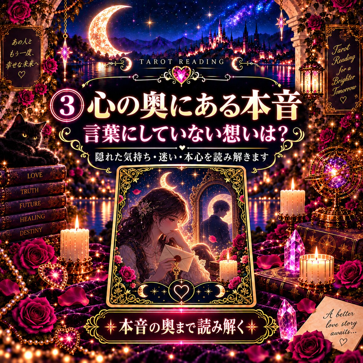 先着5名500円｜相手の気持ちと未来を占います 心の奥の本音から今後のアドバイスまで丁寧に鑑定 イメージ9
