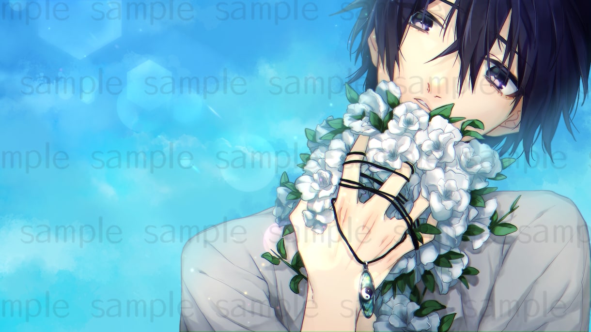 オリジナルイラスト制作承ります 動画用一枚絵、グッズ制作などにも イメージ9