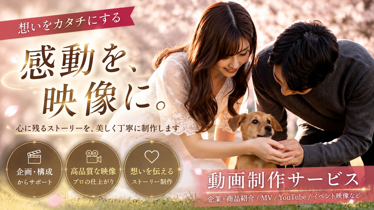 AIでオリジナルMV・リリック動画を制作します AI映像＋AI楽曲に合った 印象的なMV映像 を制作します。 イメージ1