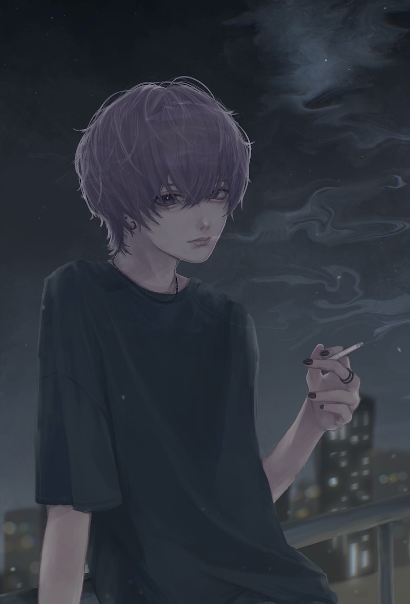 繊細な厚塗りで目を引く一枚絵作成します アイコンや配信背景、MVイラストに。無料オプションも豊富 イメージ2